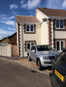 Clean double story property extension in Churchdow, Gloucester
